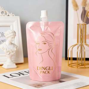 100/250/500 Ml Gel <b>Packaging</b> <b>Bag</b> Spouted Pouches Stand up Cosmetic Spout Pouch Small Refillable Skincare Pouch With Spout - Product Image 3