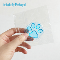 Jouet anti-stress extensible en plastique en forme de patte colorée pour chat, mignon animal, idéal pour les fêtes, unisexe, 5 à 7 ans
