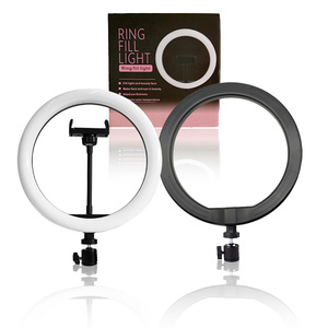 Lampe annulaire LED professionnelle pour diffusion en direct TikTok, éclairage d'appoint 10W 10 pouces pour studio photo et selfie, avec trépied - Product Image 5