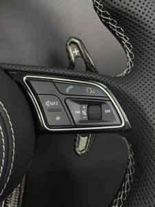 <span class=keywords><strong>Volant</strong></span> en cuir et fibre de carbone personnalisé pour VW Golf MK7 GTI <span class=keywords><strong>R</strong></span> MK7.5 pour <span class=keywords><strong>R</strong></span> <span class=keywords><strong>Line</strong></span> Passat B8 JETTA à fond plat - Product Image 3