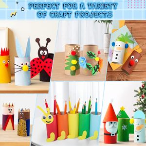 Rollos <span class=keywords><strong>de</strong></span> Cartón Marrón sin Recubrimiento Personalizados, <span class=keywords><strong>Tubos</strong></span> Gruesos para Manualidades, Tubo <span class=keywords><strong>de</strong></span> Papel para Arte DIY - Product Image 6