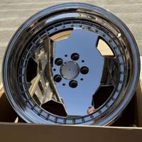 Jantes AVT Chrome 5X112 Forgées 15 18 Pouces Jantes Classiques en Alliage pour Voitures Particulières Mercedes W124 W205 W202 W203 W204 W140