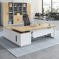 Di lusso di alta qualità Design moderno Executive Set da scrivania per ufficio Manager del lavoro CEO Boss fatto elegante pannello in legno