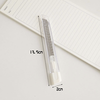 Art coloré Mini diapositives rétractable couteau utilitaire ouvre-lettre couteaux de poche pour la coupe