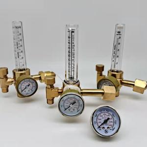 Regulador de Presión de Gas Argón CGA580 de Cobre, Medidor de Flujo 191, Válvula Reductora de Presión G5/8 para Soldadura por Arco de Dióxido de Carbono - Product Image 1