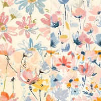 JAI IMAN 50pcs DlY Inscriptible Printemps Fleur Thème Décoratif Découpage Papier Kit pour Scrapbooking Fournitures
