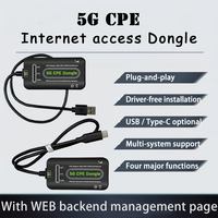 Tarjeta de red inalámbrica Quectel, módem, 5G, CPE, Dongle con cable extendido, versión, interfaz USB, instalación sin controlador