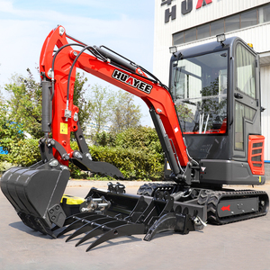 Mini-excavatrice de 3,5 tonnes, livraison gratuite, petite pelleuse, excavatrices CE EPA 5 avec accessoires - Product Image 4