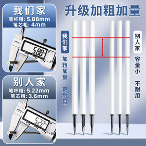 ST Tip Pen <b>Refill</b> 0.5 Mm Black Quick Dry Gel <b>Ink</b> For School Office Use - Product Image 3