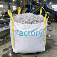 Sacs FIBC d'occasion pour le recyclage de granulés de PP et de PE, sacs jumbo robustes pour le transfert de matériaux en usine