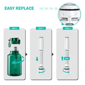 Filtered Water Bottle Portable Travel Water Bottle With Filter Water Purification Suitable For Outdoor Camping Hunting