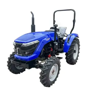 Tractor de granja pequeño de 4 ruedas con motor diésel agrícola a precio económico y suministro de fábrica 45hp