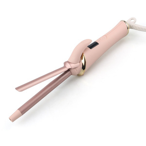 Mini fer à friser à température réglable pour femmes, <span class=keywords><strong>petit</strong></span> fer à friser pour cheveux, machine à friser instantanée à brancher, fer à friser chauffant instantanément - Product Image 4