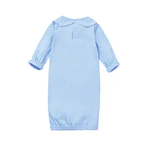 Preço de fábrica 100% algodão saco de dormir de manga longa para bebês pijamas roupa de dormir