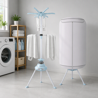 Séchoir à linge pliable télécommandé, fonctionnement facile, machine de séchage électrique