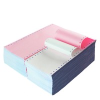 Papel de impresión de oficina personalizado CB CFB CF multicolor personalizado NCR hoja de papel continuo sin carbón