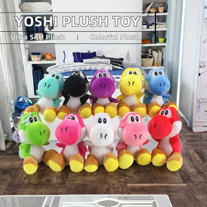 Hot Selling 18Cm Multicolor <span class=keywords><strong>Yoshi</strong></span> Pluche Pop Zacht Katoen Polyester Geborduurde Cartoon Knuffel Voor Stress Voor Jongens' - Product Image 2