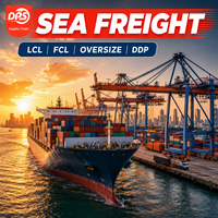 Transitaire maritime transfrontalier Chine-USA-Canada-Mexique, service porte-à-porte DDP LCL FCL, fret maritime