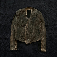 Veste en jean déchiré personnalisée pour homme, style hip-hop, écologique, hiver, épaisse, avec empiècements, fabricant sur mesure, usine OEM ODM