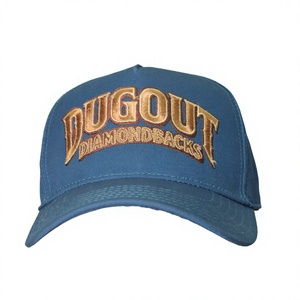หมวกเบสบอลผ้าแคนวาสปักลาย Dugout Diamondbacks พิมพ์ลายซิลค์สกรีน 100% ผ้าฝ้าย สีน้ำเงิน 5 แผง ปรับขนาดได้ ใส่ได้ทั้งชายและหญิง สไตล์ลำลอง - Product Image 1