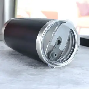 20oz Powder Coated Magnetic Coffee Stainless Steel Vacuum Insulated Tumbler With Lid Double Wall Colored Lids 20oz Tumbler Cups