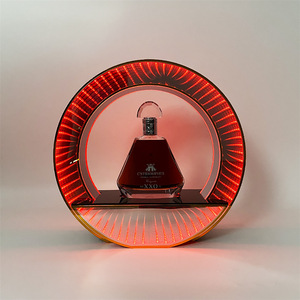 <b>Led</b> Wine Stand Round Shape For <b>Bar</b> Ktv Display With Blue <b>Light</b> Effect Party Use - Product Image 2