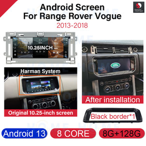Snapdragon 8 + 128G nouveau Android 13 10.25 "<span class=keywords><strong>DVD</strong></span> de voiture pour <span class=keywords><strong>Range</strong></span> Rover Vogue 2013-2018 GPS Navigation lecteur multimédia Auto Carplay - Product Image 6