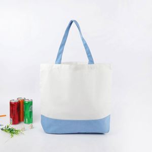 Custom Printed Fashion Recyclable Shopping Travel Picnic Folding Washed Large Canvas Cotton Bag - Product Image 4