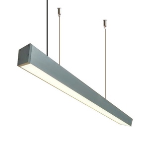 Luminaire linéaire LED suspendu étanche IP65 40W, corps en aluminium tubulaire carré, pour bureau, balcon, salle de bain - Product Image 3