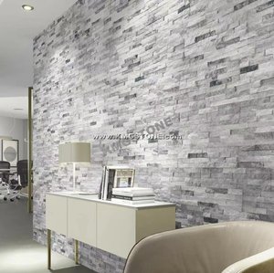 Pannelli di <span class=keywords><strong>Rivestimento</strong></span> <span class=keywords><strong>in</strong></span> <span class=keywords><strong>Pietra</strong></span> Naturale Grigio Nuvoloso per Esterni, Vendita Diretta dalla Fabbrica, Impiallacciatura <span class=keywords><strong>in</strong></span> Ardesia Spaccata Durevole <span class=keywords><strong>con</strong></span> Garanzia di 5 Anni, per Caminetto - Product Image 4