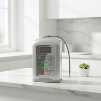 Penghasil Air Alkali 5 Pelat Ringkas Hemat Ruang untuk Dapur Apartemen Kecil Meja Dapur 1 Filter Pembersihan Otomatis Sederhana CE OEM ODM