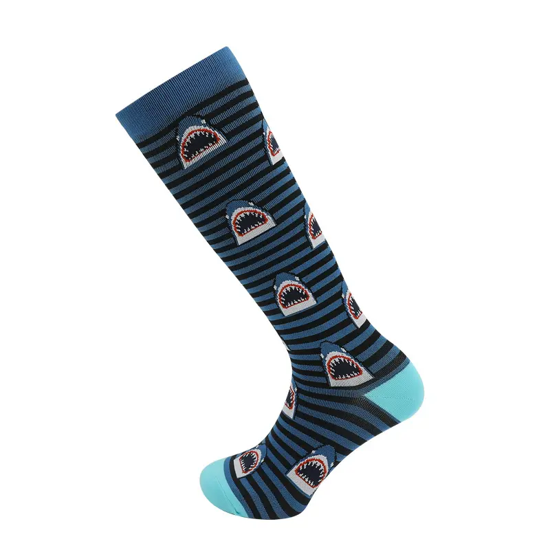 Custom Animal Style Compression Socks Anti Slip Football Socks Terry Sports Socks