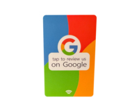 Placa NFC Personalizada con Logotipo para Reseñas de Google, Etiqueta Acrílica para Mesa, Código QR, Etiquetas NFC para Menú, Adhesivo 3M