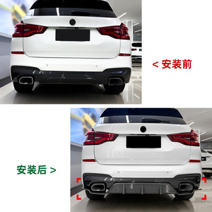 สปอยเลอร์หลัง Amp-Z ลายคาร์บอนไฟเบอร์ ผิวด้าน สำหรับ Bmw X3 G01 M Sport ปี 2018-2021 สไตล์แต่ง - Product Image 4