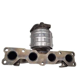Convertidor Catalítico de Carcasa Reforzada 28510-2G370, Purificación Rápida de Gases de Escape, Piezas de Repuesto a Granel para Reparación de Automóviles H-yundai K-ia - Product Image 3