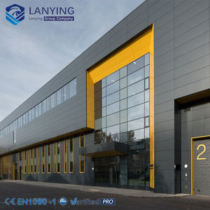 Entrepôt préfabriqué en structure légère en acier avec services de soudage et de découpe sur mesure pour usine - Product Image 5