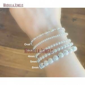 <span class=keywords><strong>Bracciale</strong></span> a sfere in <span class=keywords><strong>argento</strong></span> sterling BM33469, <span class=keywords><strong>bracciale</strong></span> a strati con perline impilabili da 3, 4, 5, 6 mm - Product Image 6