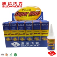 Transparent authentique K-1 rapide super colle ne blanchit pas, et la teneur en adhésif fort est de 20g de colle liquide