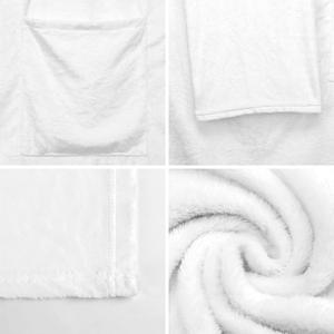 Двухсторонние фланелевые пижамные штаны с принтом по требованию - Product Image 2