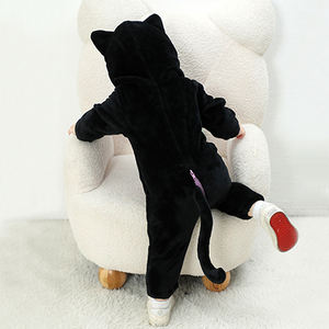 TONWHAR Baby Purple Cat Romper Animal Costume para niños Pijamas para niños con cremallera bidireccional - Product Image 6