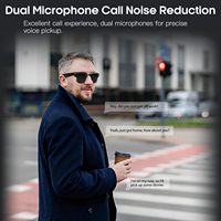 Lunettes intelligentes ASUNLIKE AI avec caméra HD 8MP, photos 4K, vidéo 1080P, anti-vibration, pavé tactile, gestes, traduction en temps réel, IP66