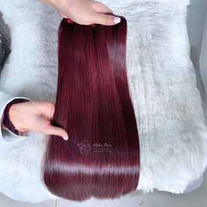 Gran venta de extensiones de cabello virgen de color personalizado precio de fábrica hueso recto vietnamita cabello crudo producto de belleza - Product Image 3
