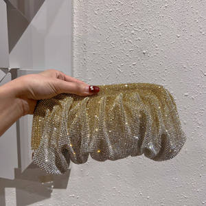 <span class=keywords><strong>Borsa</strong></span> moda moda Color caramella di grandi dimensioni in tessuto nuvola da donna a forma di gnocco pochette in <span class=keywords><strong>corallo</strong></span> nuove borse da donna - Product Image 4