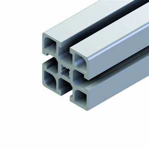 Profilé en aluminium chromé argenté OEM personnalisé, profilé en aluminium extrudé - Product Image 3