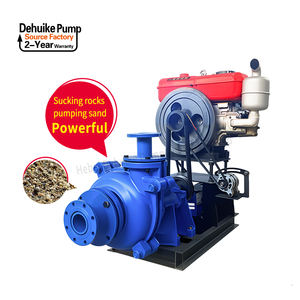 Высокоплотный песочный шламовый насос с резиновым покрытием 4/3, сверхмощный шламовый гравийный насос, песочный насос для всасывания влажного песка - Product Image 2