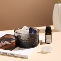 Diffuseur d'huiles essentielles de parfum en pierre de cristal d'aromathérapie en cristal personnalisé en gros Diffuseur de pierre de cristal naturel