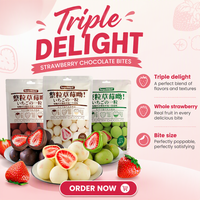 Groothandel Chocolade Fruit Matcha Melk Smaak Sandwich Chocolade 60g