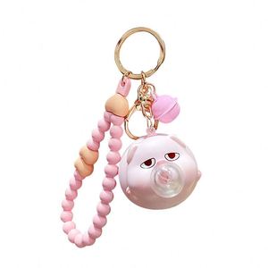 New Arrivals Cute Japanese Anime Bubble Blowing Animal Personalized <b>Key</b> <b>Chain</b> Bag Pendant Accessories Creative Gifts Keychain - Product Image 5