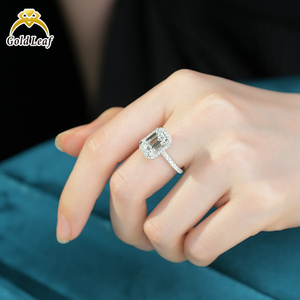 טבעת יהלום מעבדה 14 קראט זהב וכסף 925, דירוג VVS VS, יהלום CVD בצבע אזמרגד, 1 קראט, 2 קראט, <span class=keywords><strong>3</strong></span> קראט, 4 קראט, טבעת יהלום מעבדה בהתאמה אישית - Product Image 3