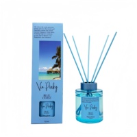 Diffuseur de roseaux aromatiques Via Pinky 120ml, huile essentielle naturelle, longue durée 8-12 semaines, parfum d'ambiance, OEM, marque privée, vente en gros